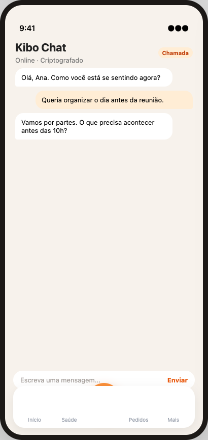 Kibo + canais seguros